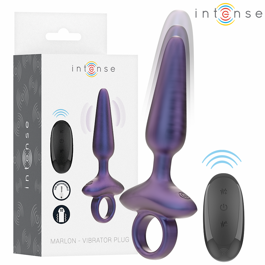 INTENSE - MARLON VIBRIERENDER ANALSTECKER MODELL 4 MIT FERNBEDIENUNG