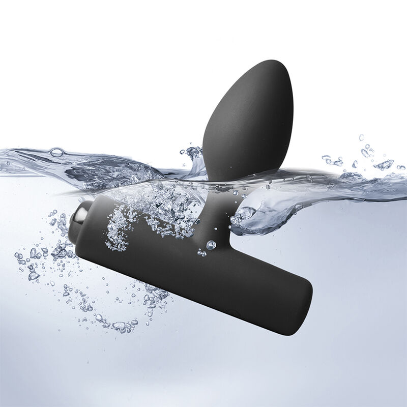 ROCKS-OFF - NOVA SOLARIS PLUG ANAL FINO RECARGABLE 16 FUNCIONES NEGRO – Bild 5