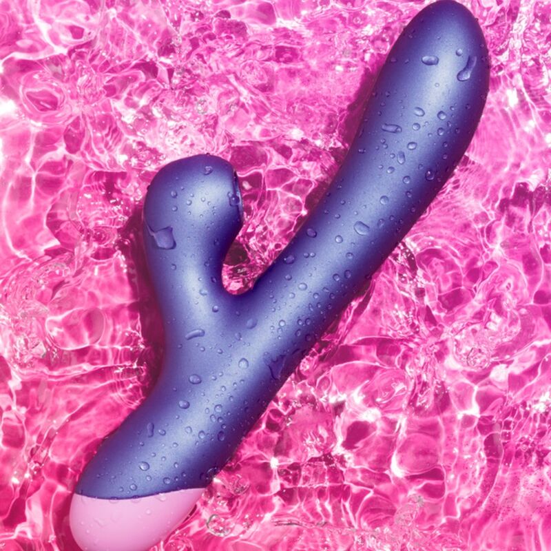 ROMP - PULSE RABBIT DUAL G-PUNKT VIBRATOR ELEKTRISCH BLAU – Bild 2