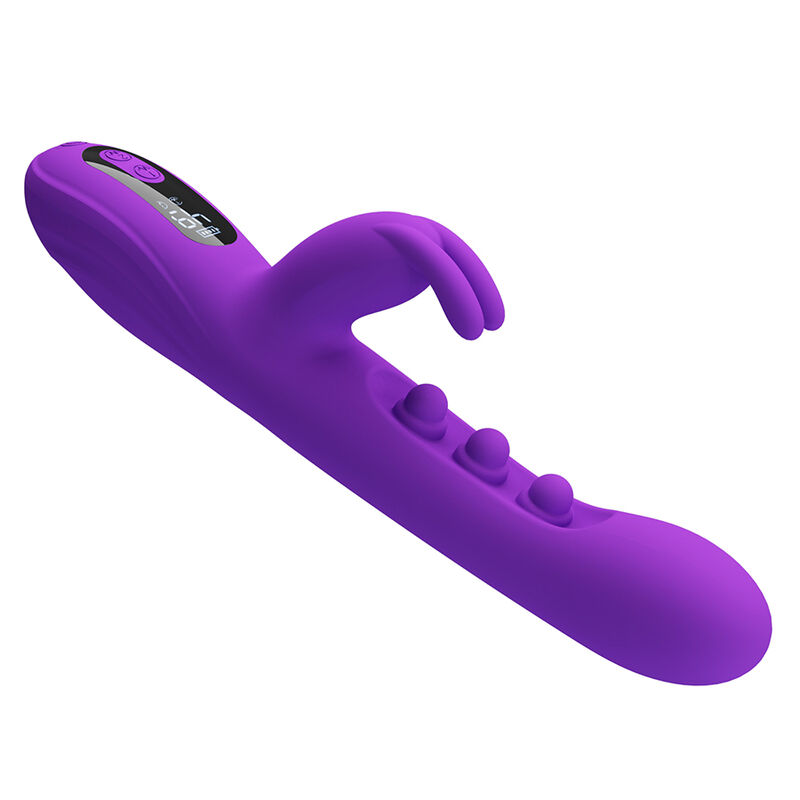 PRETTY LOVE - SABIEN RABBIT VIBRATOR MIT KLOPFSTIMULATION UND LILA LED – Bild 4