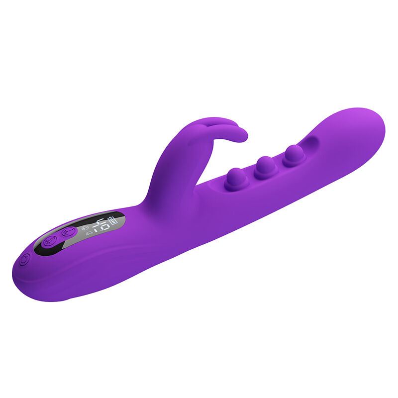 PRETTY LOVE - SABIEN RABBIT VIBRATOR MIT KLOPFSTIMULATION UND LILA LED – Bild 3