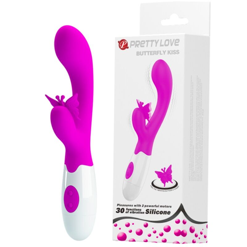 PRETTY LOVE - BUTTERFLY KISS 30-FUNKTIONEN-HASENVIBRATOR LILA – Bild 2