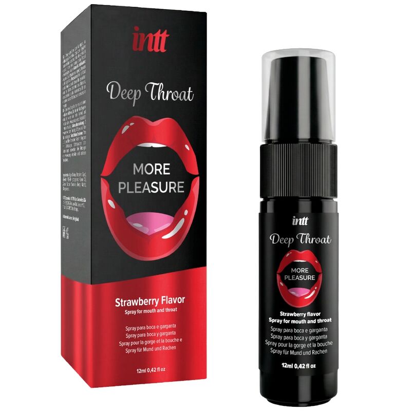 INTT  DEEP THROAT MORE PLEASURE ORAL SPRAY ERDBEERGESCHMACK