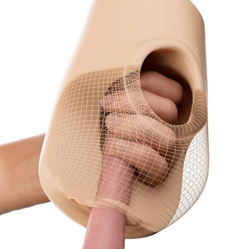 PDX PLUS REALISTISCHER VAGINA-PUSSY-POOUNDER-SQUEEZE-STROKER 18 CM – Bild 5