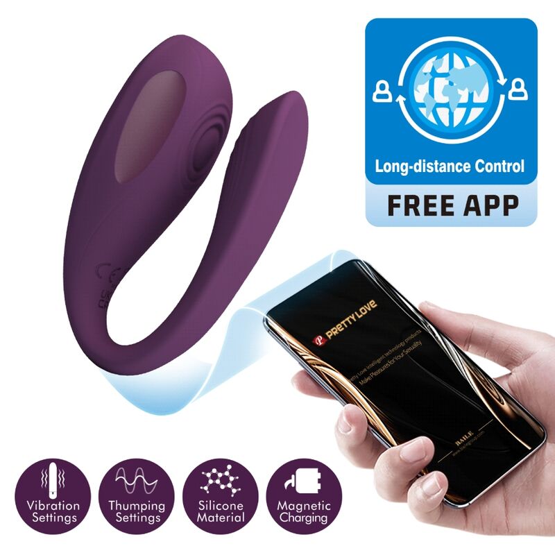PRETTY LOVE - AARI  LILA KLITORIS-MASSAGEGERÄT KOSTENLOSE APP