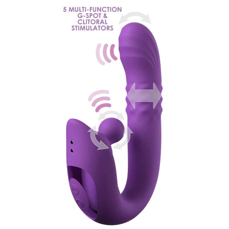 FANTASY FOR HER - HARMONI PRO PURPLE G-SPOT CLITORAL RABBIT VIBRATOR – Bild 2