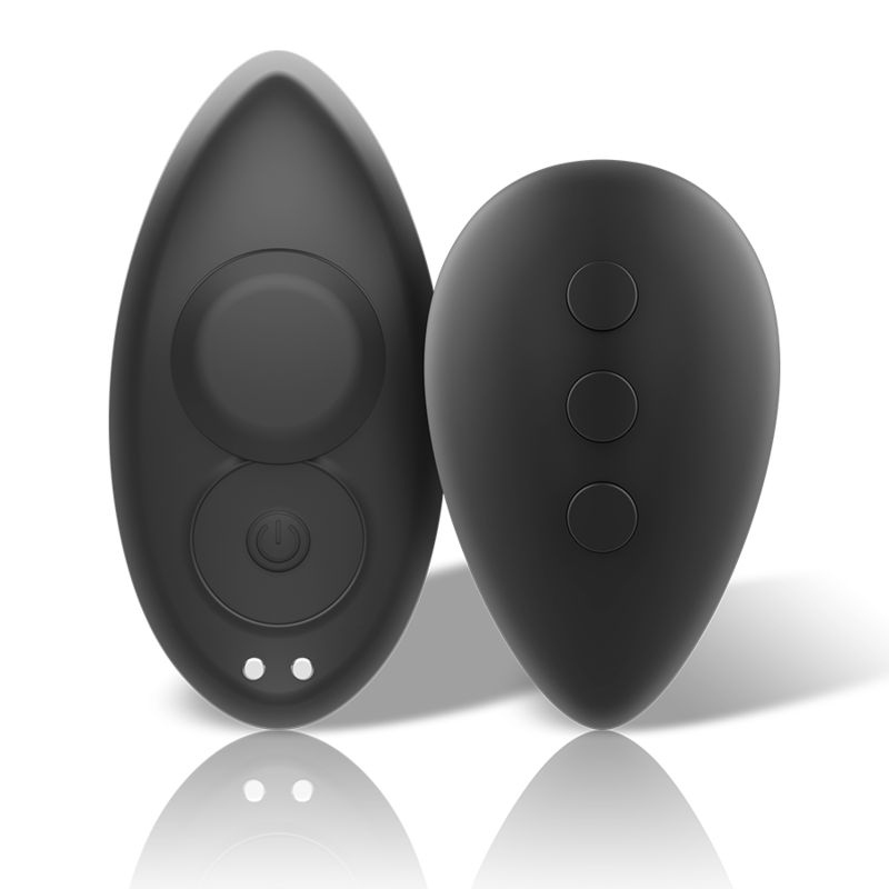 BLACKSILVER - PRESTON WIEDERAUFLADBARER SILIKON-VIBRATOR-PANTIE SCHWARZ
