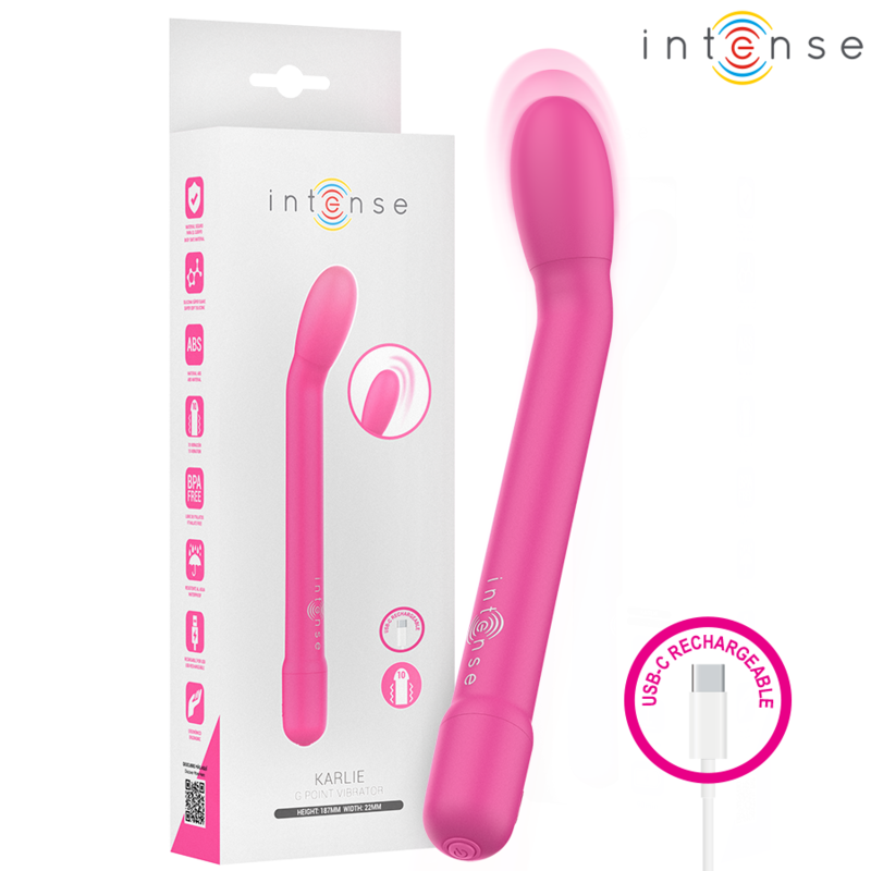 INTENSE - KARLIE WIEDERAUFLADBARER G-SPOT-STIMULATOR ROSA