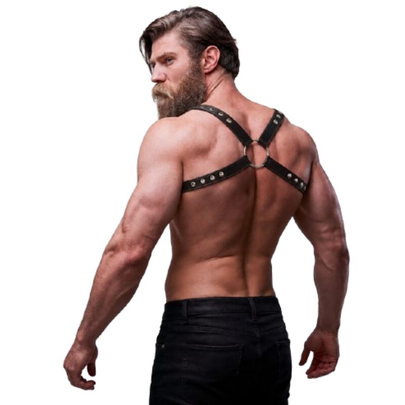 FETISH SUBMISSIVE ATTITUDE - RÜCKENHARNESS AUS ÖKOLEDER FÜR HERREN – Bild 2