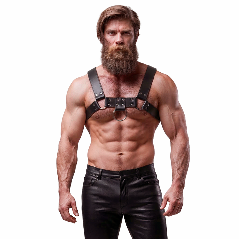 FETISH SUBMISSIVE ATTITUDE - BRUSTHARNESS AUS ÖKOLEDER FÜR HERREN
