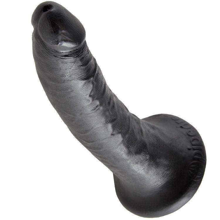 KING COCK - DILDO SCHWARZ 17.8 CM – Bild 3