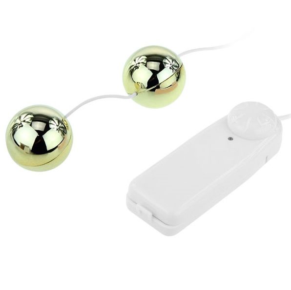 BAILE - GOLDENER VIBRATOR MIT CHINESISCHEN BLLEN – Bild 2