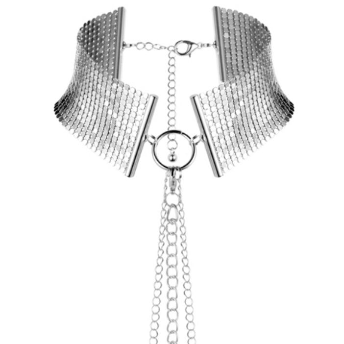 BIJOUX INDISCRETS - DÃSIR MÃTALLIQUE SILBERMETALLISCHE HALSKETTE – Bild 2
