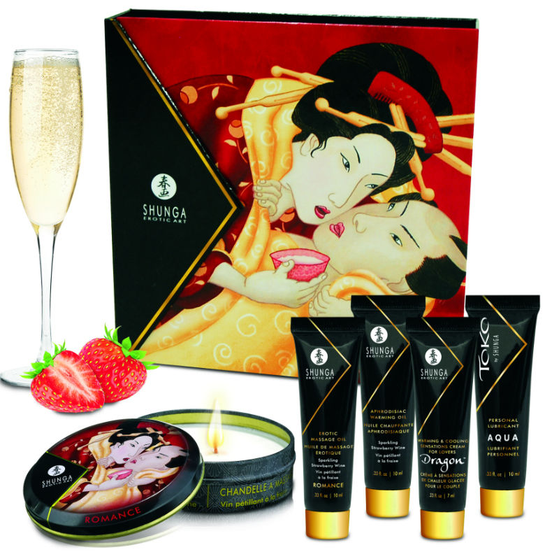SHUNGA - GEHEIMES GEISHA-ERDBEER- UND CAVA-KIT – Bild 3