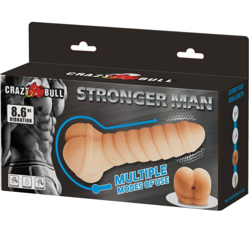 CRAZY BULL - MULTIFUNKTIONALER PENIS 21.8 CM – Bild 5