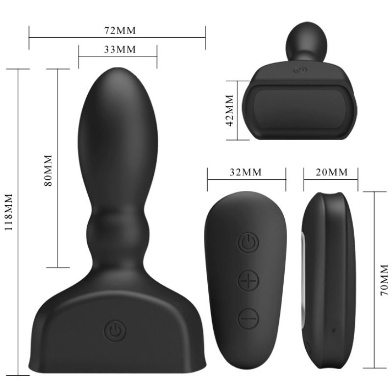 PRETTY LOVE - MARRIEL PROSTATISCHER VIBRATOR UND AUFBLASBAR – Bild 3