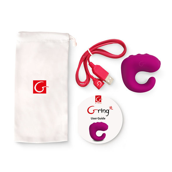 G-VIBE - SPASSSPIELZEUG GRING VIBRATOR RING XL SÜSSE HIMBEERE – Bild 2