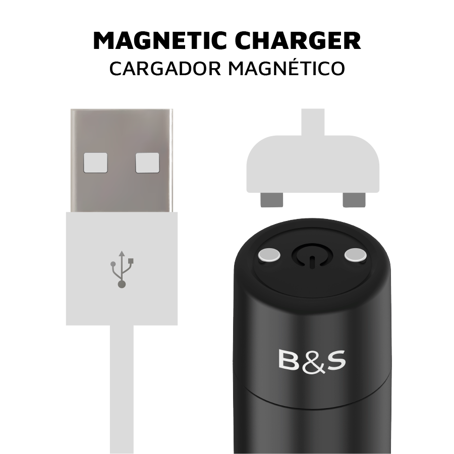 BLACKSILVER - KERNEX 2 SCHWARZ VIBRIERENDE MAGNETKUGEL – Bild 4