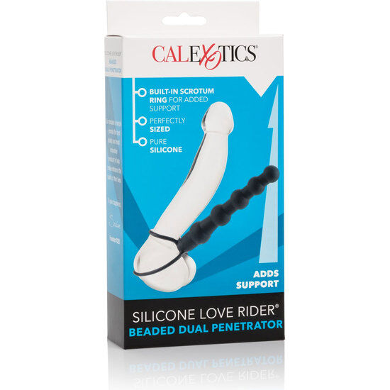 CALEXOTICS - BEADED DUAL PENETRATOR SCHWARZ – Bild 2
