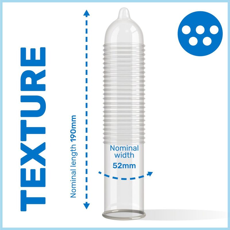 PASANTE - GEPUNKTETE KONDOME MS PLACER 12 EINHEITEN – Bild 3