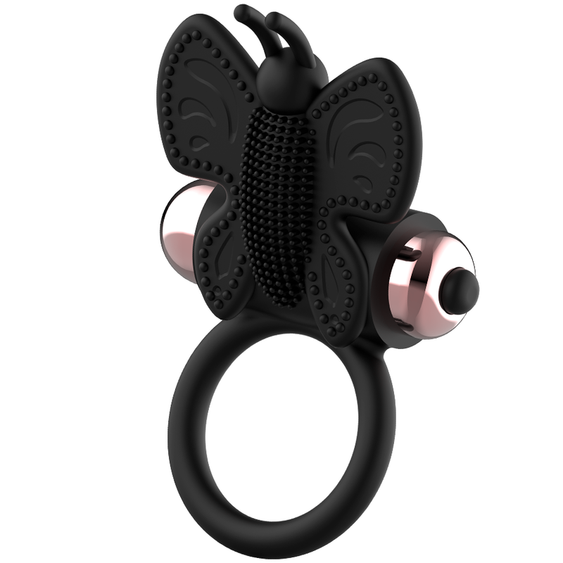 COQUETTE CHIC DESIRE - COCKRING SCHMETTERLING MIT VIBRATOR SCHWARZ/ GOLD – Bild 5