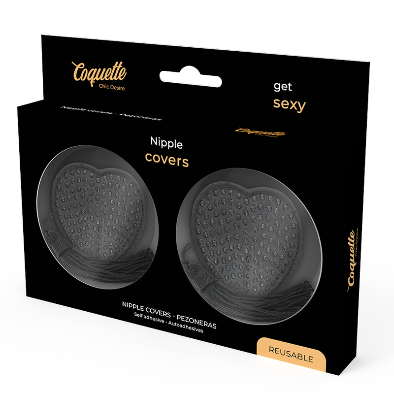 COQUETTE CHIC DESIRE - SCHWARZE NIPPELABDECKUNGEN – Bild 4