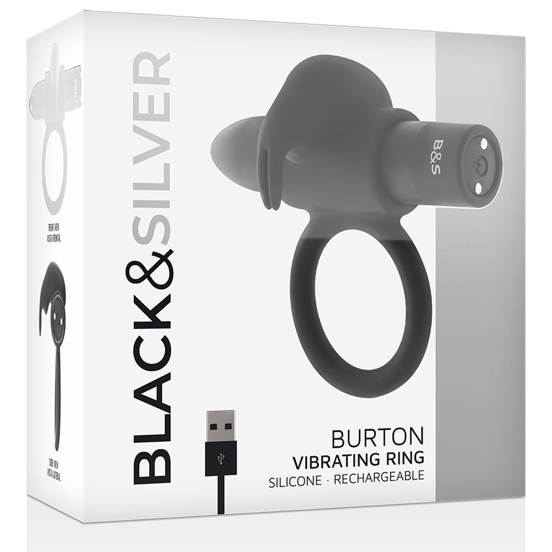 BLACKSILVER - BURTON RING 10 VIBRATIONSMODI SCHWARZ – Bild 3