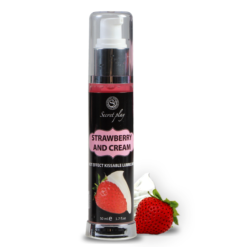 SECRETPLAY - SCHMIERMITTEL 2-1 WÄRMEEFFEKT ERDBEERE  CREME 50 ML
