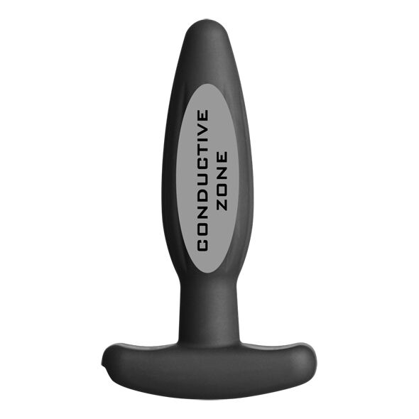 ELECTRASTIM - SILIKON SCHWARZ ROCKER BUTT PLUG KLEIN – Bild 2