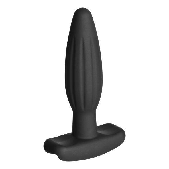 ELECTRASTIM - SILIKON SCHWARZ ROCKER BUTT PLUG KLEIN – Bild 3