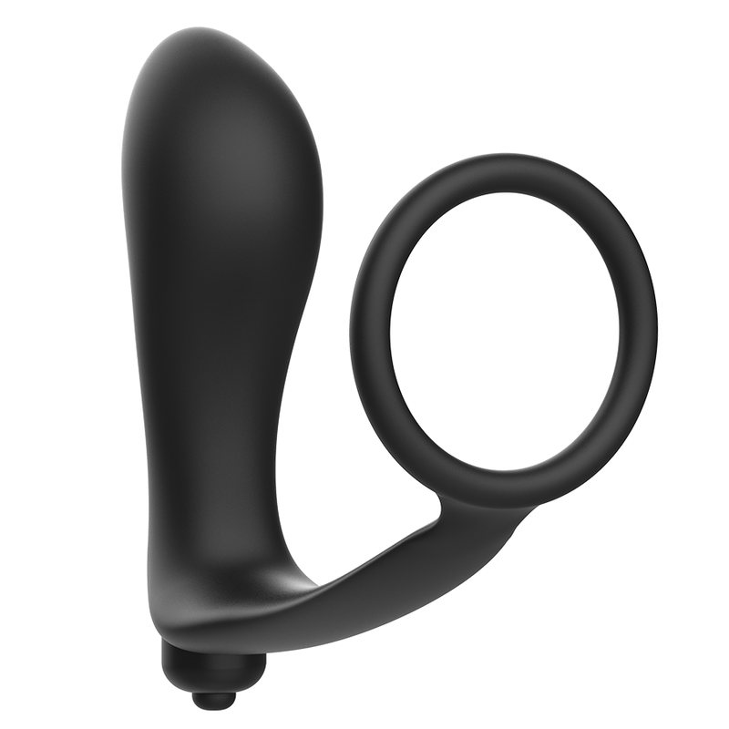 ADDICTED TOYS - VIBRATORISCHER ANALPLUG MIT PENISRING – Bild 2